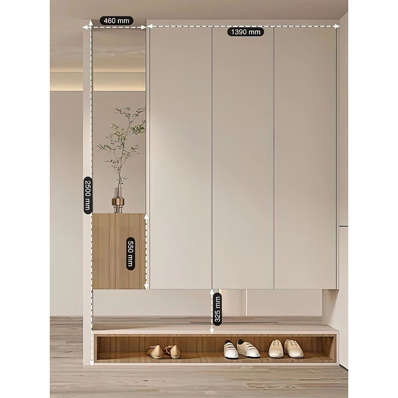 Entrance Coat and Shoe Rack