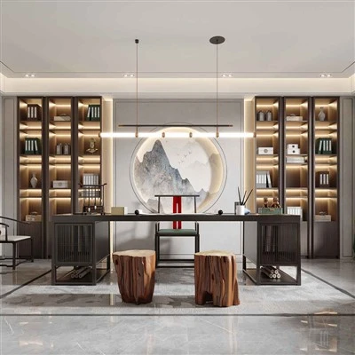 Full Wall Book Shelves